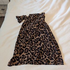 Stylish Leopard Print Kids Dress